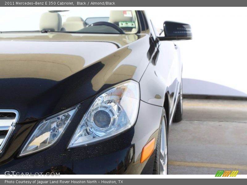 Black / Almond/Black 2011 Mercedes-Benz E 350 Cabriolet