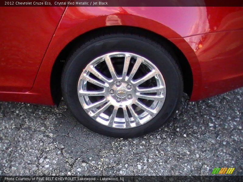 Crystal Red Metallic / Jet Black 2012 Chevrolet Cruze Eco