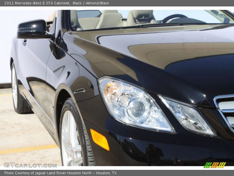 Black / Almond/Black 2011 Mercedes-Benz E 350 Cabriolet