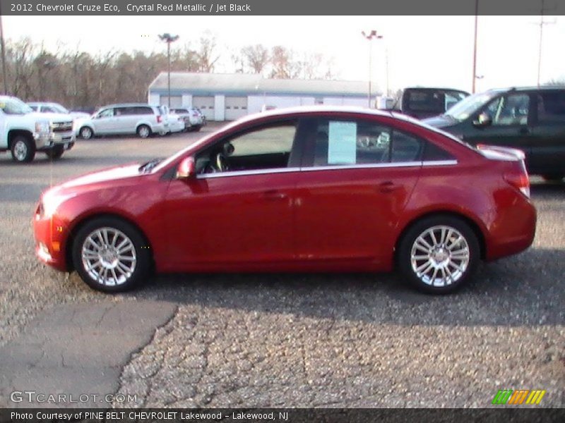 Crystal Red Metallic / Jet Black 2012 Chevrolet Cruze Eco