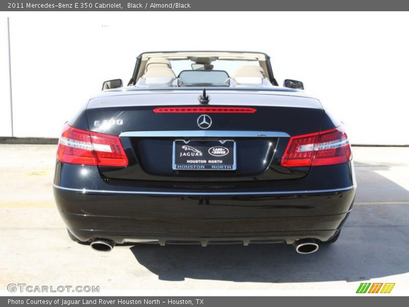Black / Almond/Black 2011 Mercedes-Benz E 350 Cabriolet