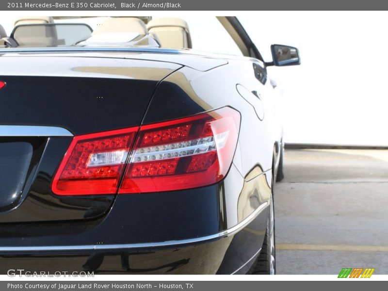 Black / Almond/Black 2011 Mercedes-Benz E 350 Cabriolet
