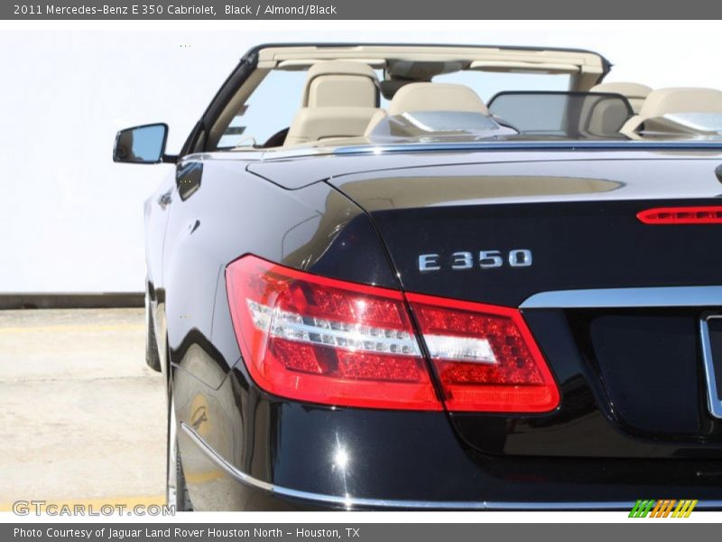 Black / Almond/Black 2011 Mercedes-Benz E 350 Cabriolet