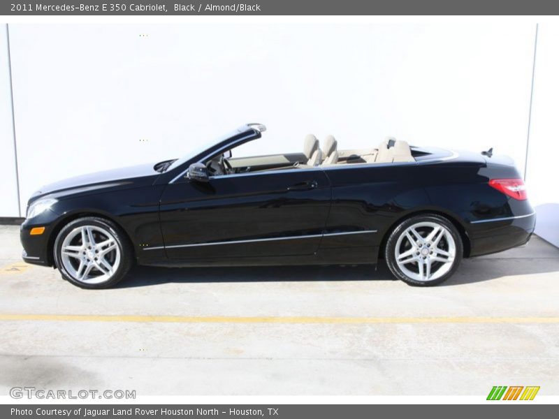 Black / Almond/Black 2011 Mercedes-Benz E 350 Cabriolet