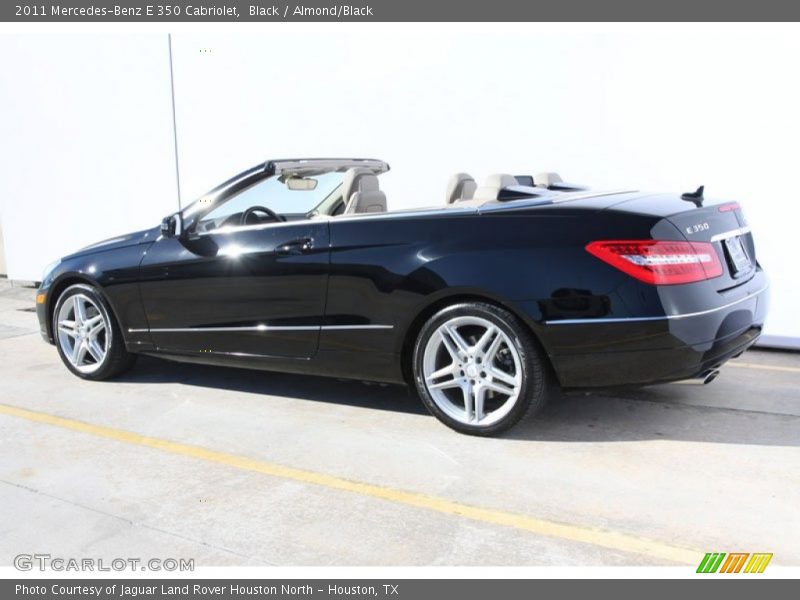 Black / Almond/Black 2011 Mercedes-Benz E 350 Cabriolet