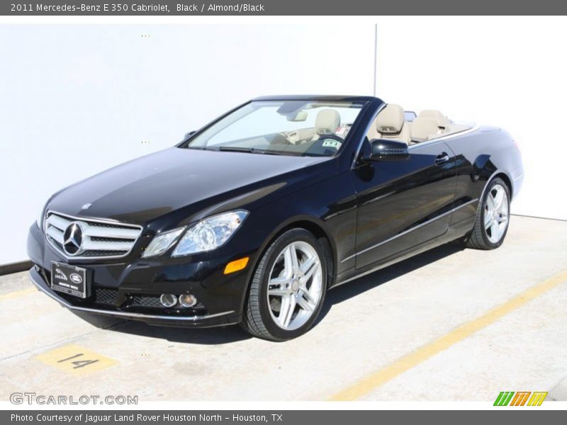 Black / Almond/Black 2011 Mercedes-Benz E 350 Cabriolet