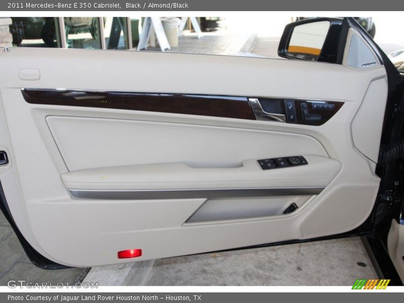 Black / Almond/Black 2011 Mercedes-Benz E 350 Cabriolet