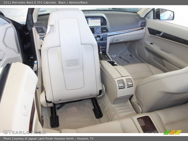 Black / Almond/Black 2011 Mercedes-Benz E 350 Cabriolet