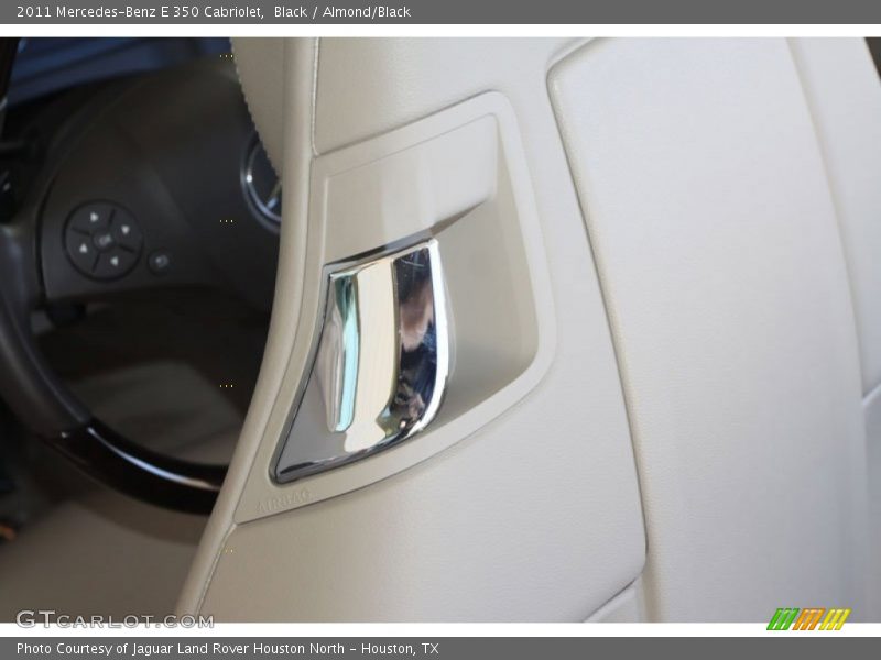 Black / Almond/Black 2011 Mercedes-Benz E 350 Cabriolet
