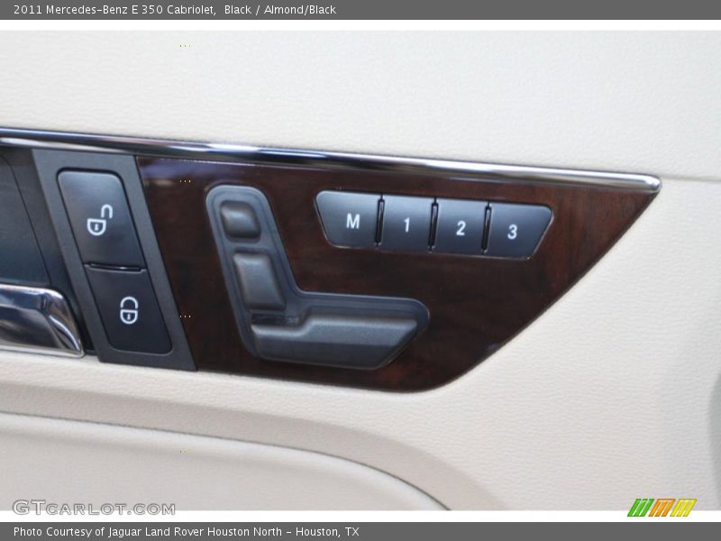 Black / Almond/Black 2011 Mercedes-Benz E 350 Cabriolet