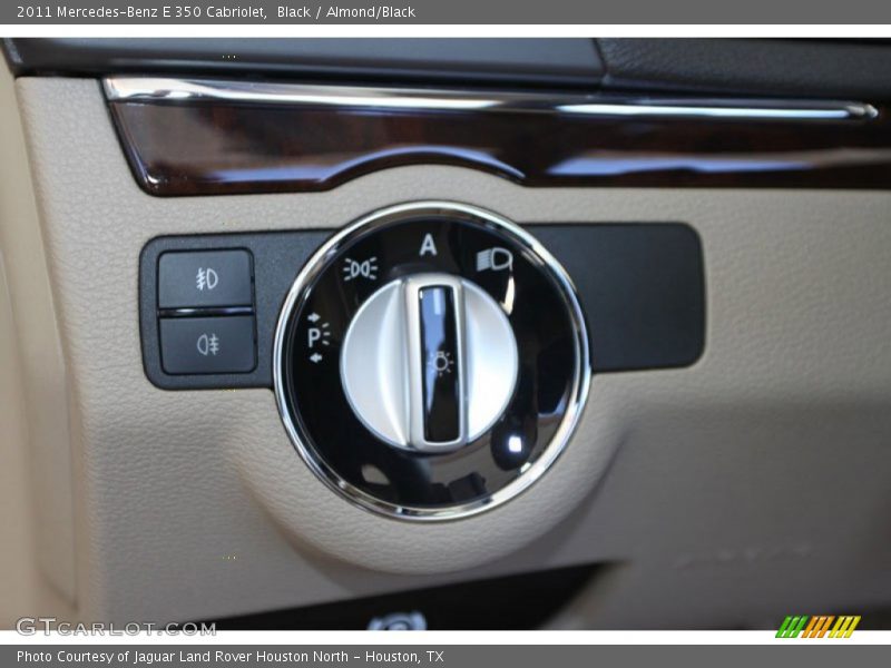 Black / Almond/Black 2011 Mercedes-Benz E 350 Cabriolet