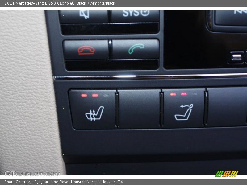 Black / Almond/Black 2011 Mercedes-Benz E 350 Cabriolet