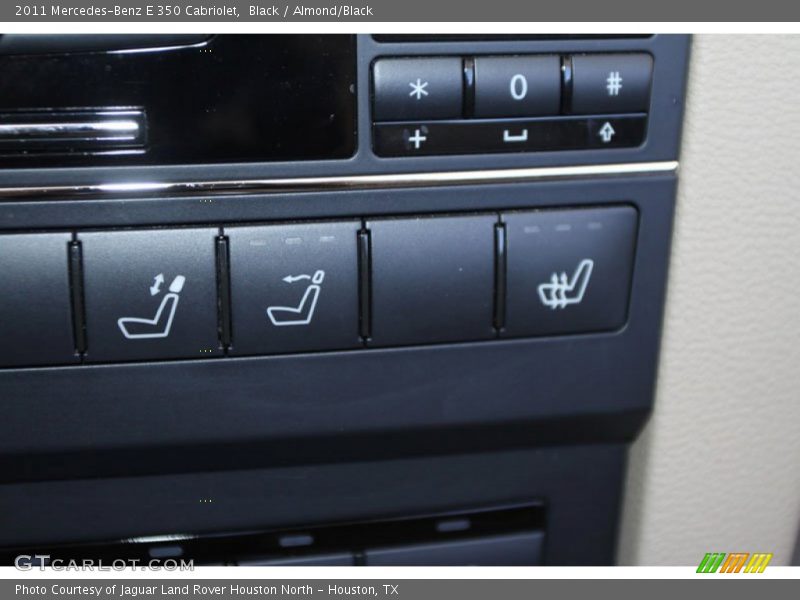 Black / Almond/Black 2011 Mercedes-Benz E 350 Cabriolet