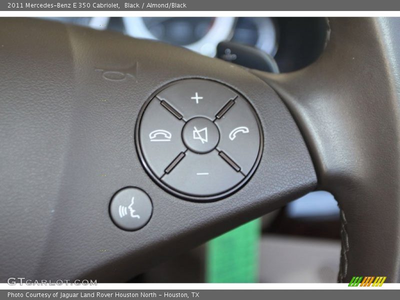 Black / Almond/Black 2011 Mercedes-Benz E 350 Cabriolet