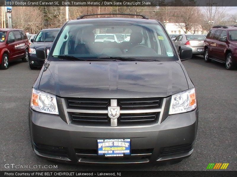Dark Titanium Metallic / Dark Slate Gray/Light Shale 2010 Dodge Grand Caravan SE