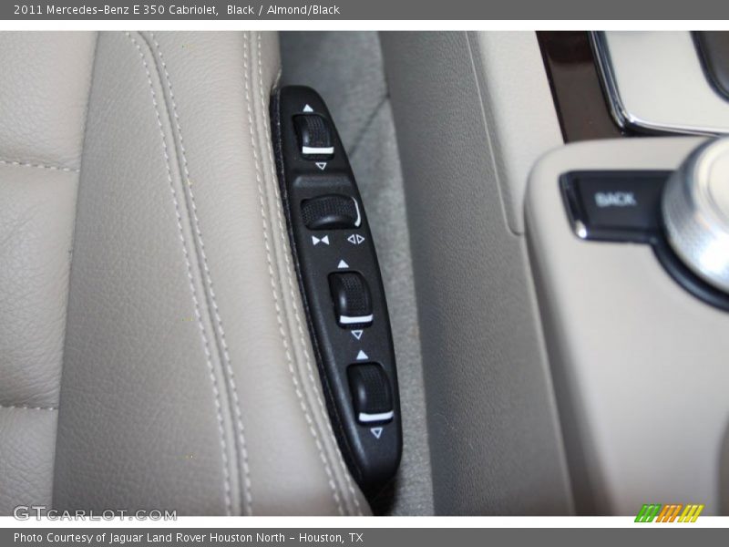 Black / Almond/Black 2011 Mercedes-Benz E 350 Cabriolet
