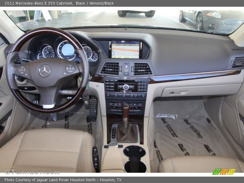 Black / Almond/Black 2011 Mercedes-Benz E 350 Cabriolet