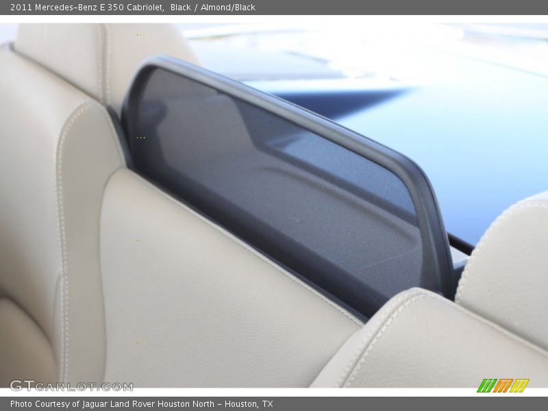 Black / Almond/Black 2011 Mercedes-Benz E 350 Cabriolet