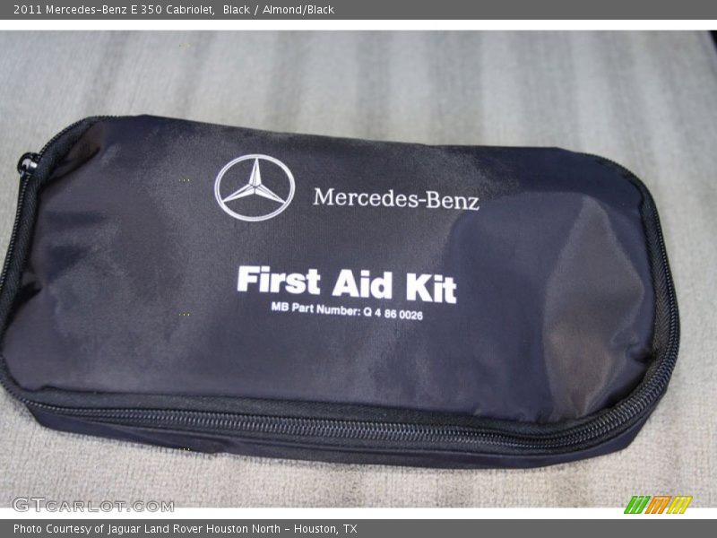 Black / Almond/Black 2011 Mercedes-Benz E 350 Cabriolet