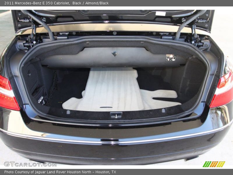 Black / Almond/Black 2011 Mercedes-Benz E 350 Cabriolet