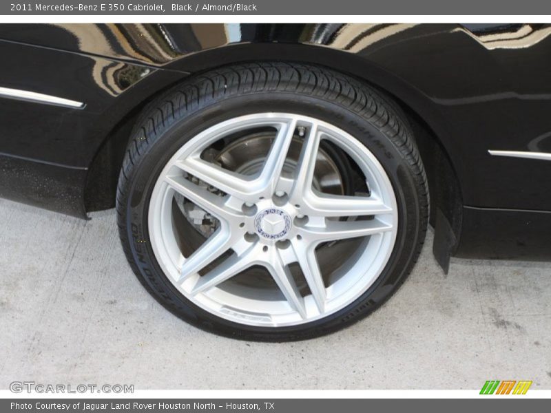 Black / Almond/Black 2011 Mercedes-Benz E 350 Cabriolet