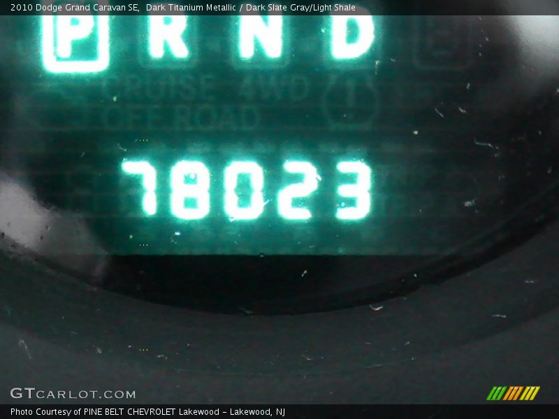 Dark Titanium Metallic / Dark Slate Gray/Light Shale 2010 Dodge Grand Caravan SE