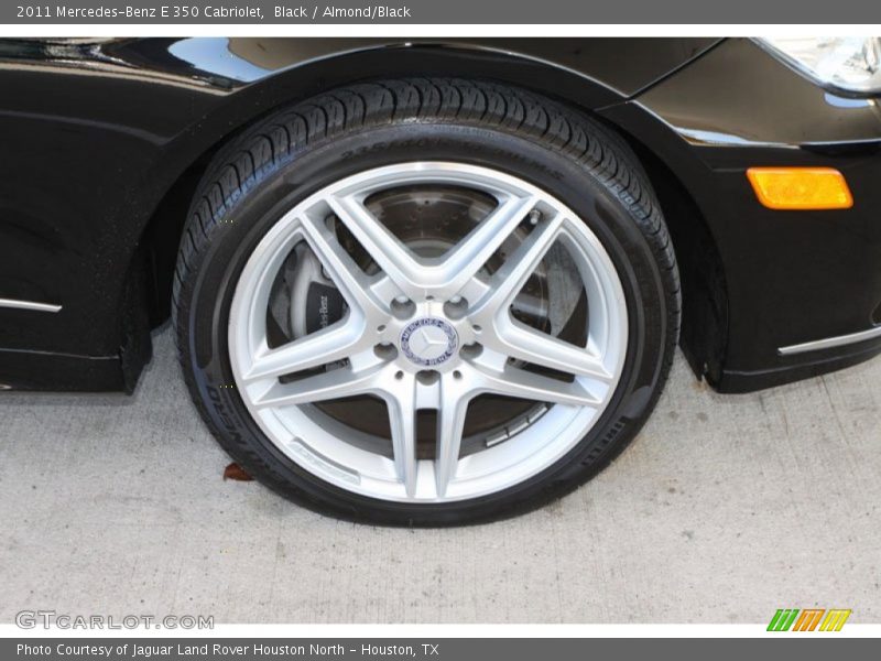 Black / Almond/Black 2011 Mercedes-Benz E 350 Cabriolet