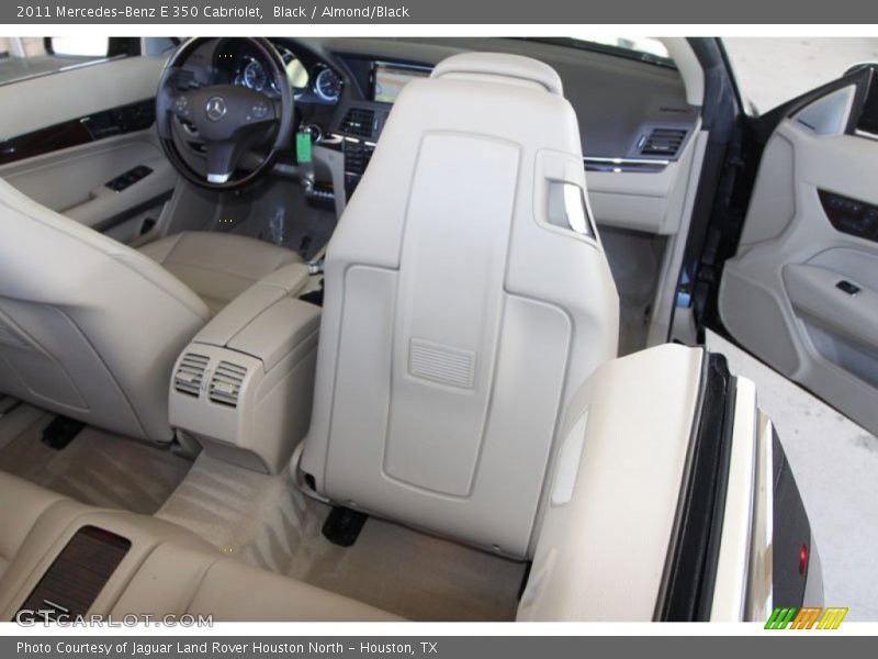 Black / Almond/Black 2011 Mercedes-Benz E 350 Cabriolet