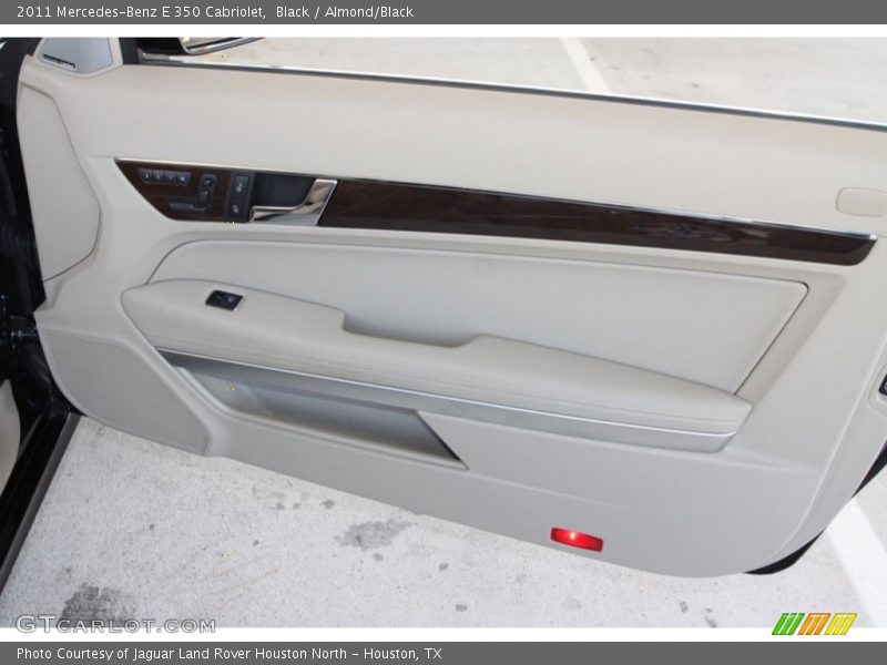 Black / Almond/Black 2011 Mercedes-Benz E 350 Cabriolet