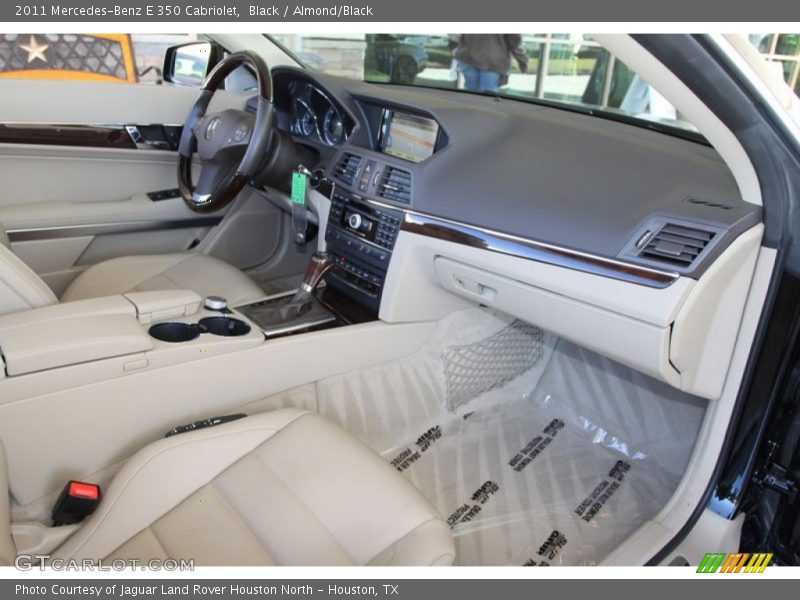 Black / Almond/Black 2011 Mercedes-Benz E 350 Cabriolet