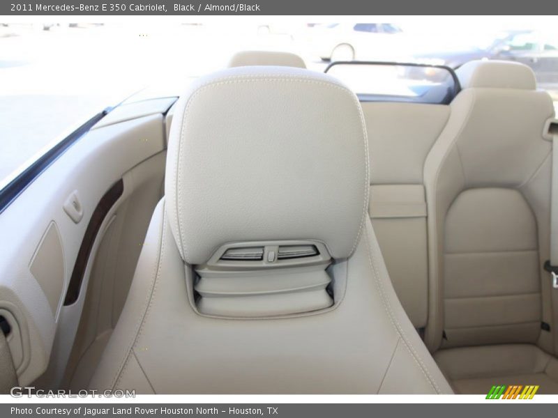 Black / Almond/Black 2011 Mercedes-Benz E 350 Cabriolet