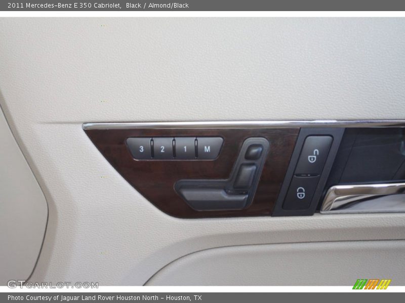 Black / Almond/Black 2011 Mercedes-Benz E 350 Cabriolet