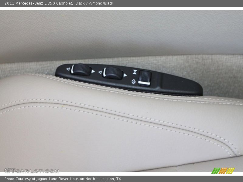 Black / Almond/Black 2011 Mercedes-Benz E 350 Cabriolet