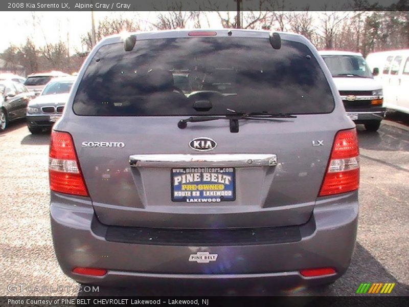Alpine Gray / Gray 2008 Kia Sorento LX