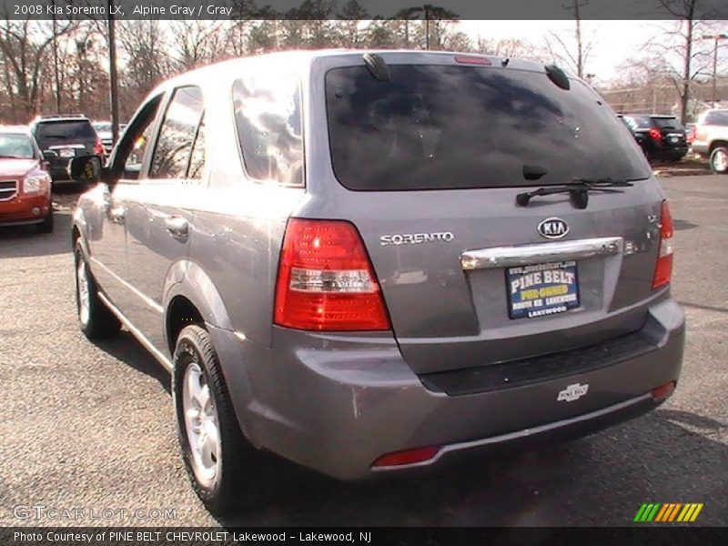 Alpine Gray / Gray 2008 Kia Sorento LX