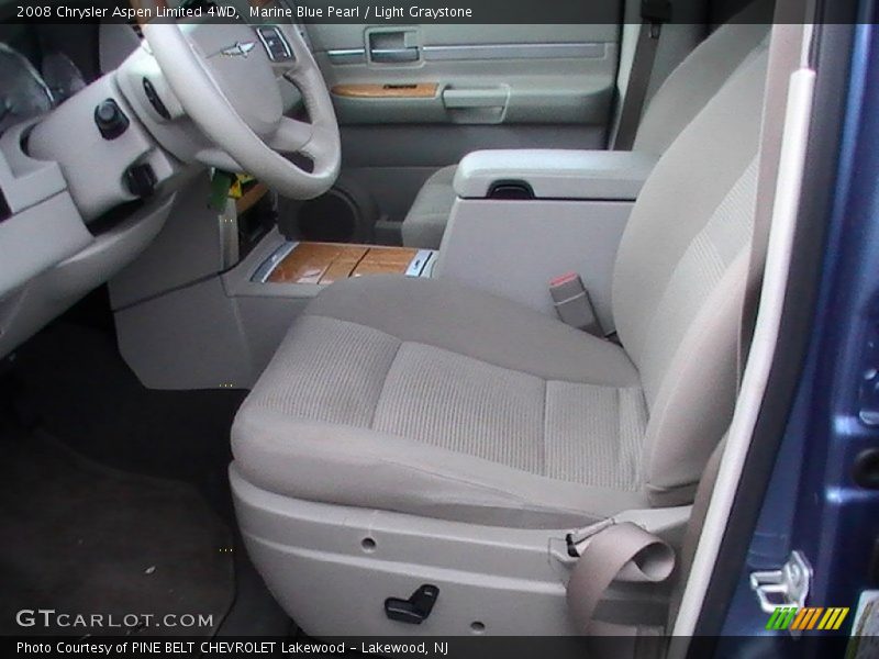 Marine Blue Pearl / Light Graystone 2008 Chrysler Aspen Limited 4WD