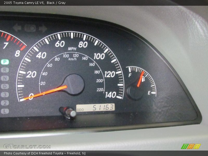 Black / Gray 2005 Toyota Camry LE V6