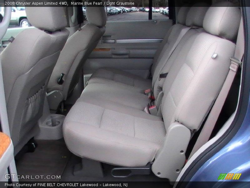 Marine Blue Pearl / Light Graystone 2008 Chrysler Aspen Limited 4WD