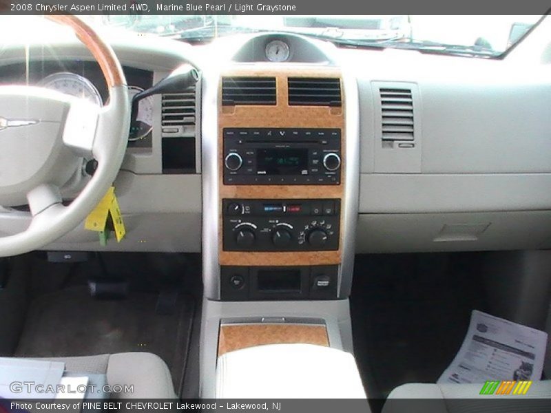 Marine Blue Pearl / Light Graystone 2008 Chrysler Aspen Limited 4WD