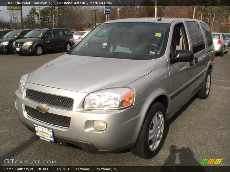 Silverstone Metallic / Medium Gray 2008 Chevrolet Uplander LS