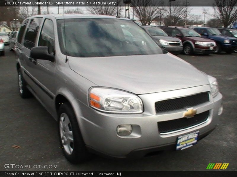 Silverstone Metallic / Medium Gray 2008 Chevrolet Uplander LS
