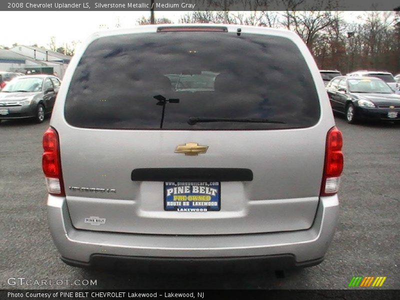 Silverstone Metallic / Medium Gray 2008 Chevrolet Uplander LS