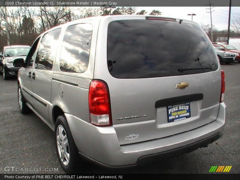 Silverstone Metallic / Medium Gray 2008 Chevrolet Uplander LS