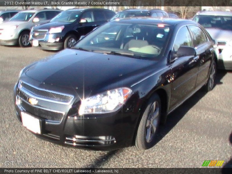 Black Granite Metallic / Cocoa/Cashmere 2012 Chevrolet Malibu LT