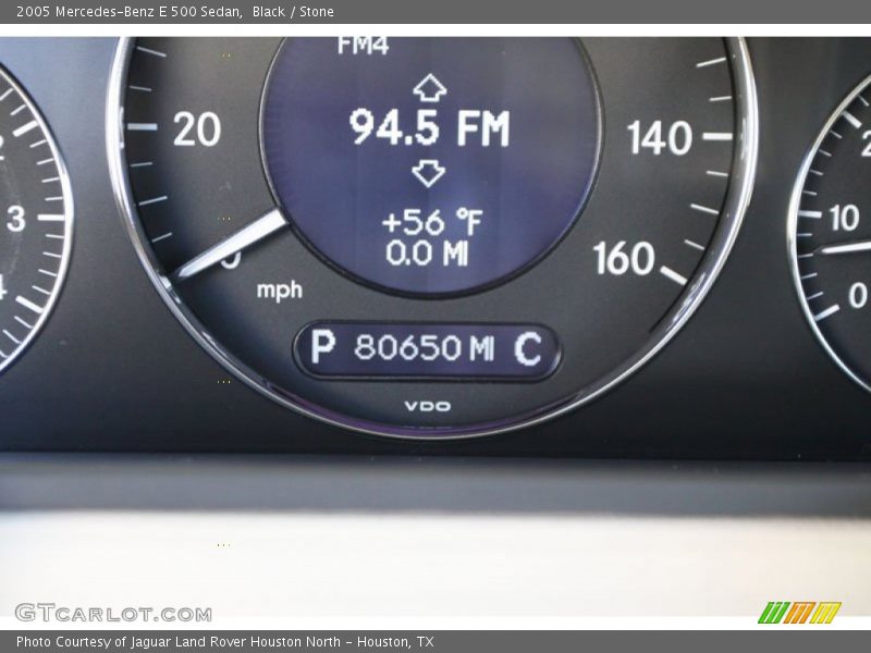Black / Stone 2005 Mercedes-Benz E 500 Sedan