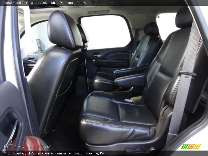White Diamond / Ebony 2008 Cadillac Escalade AWD
