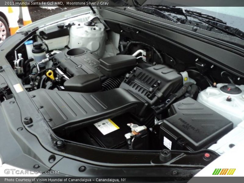  2011 Santa Fe GLS AWD Engine - 2.4 Liter DOHC 16-Valve VVT 4 Cylinder