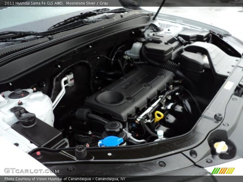  2011 Santa Fe GLS AWD Engine - 2.4 Liter DOHC 16-Valve VVT 4 Cylinder
