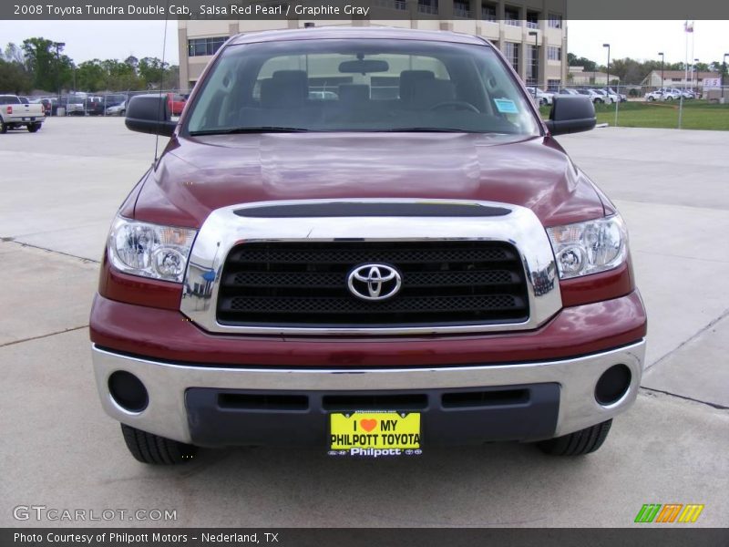 Salsa Red Pearl / Graphite Gray 2008 Toyota Tundra Double Cab