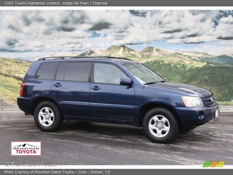 Indigo Ink Pearl / Charcoal 2003 Toyota Highlander Limited
